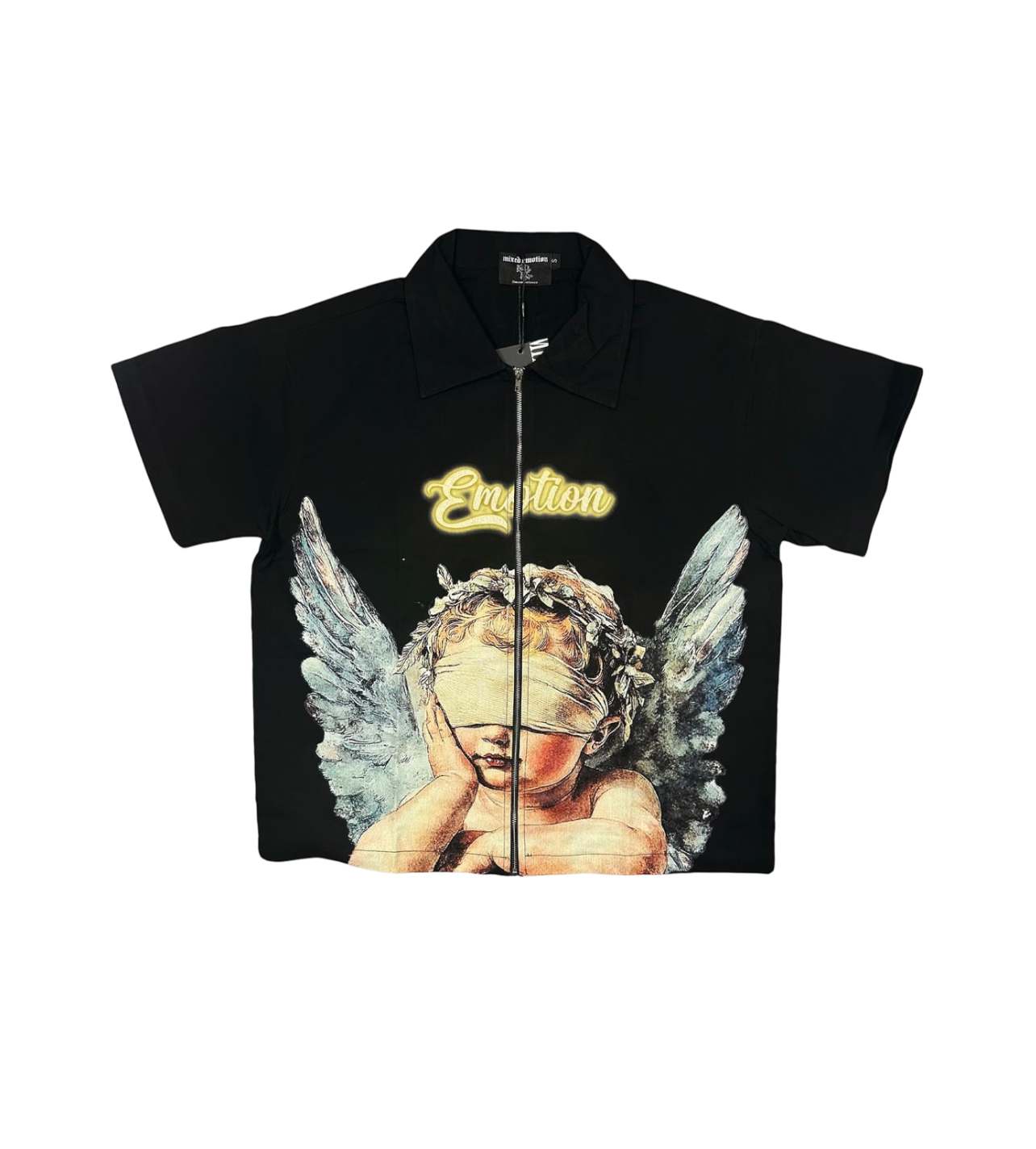Mixed Emotions Angel Button Down
