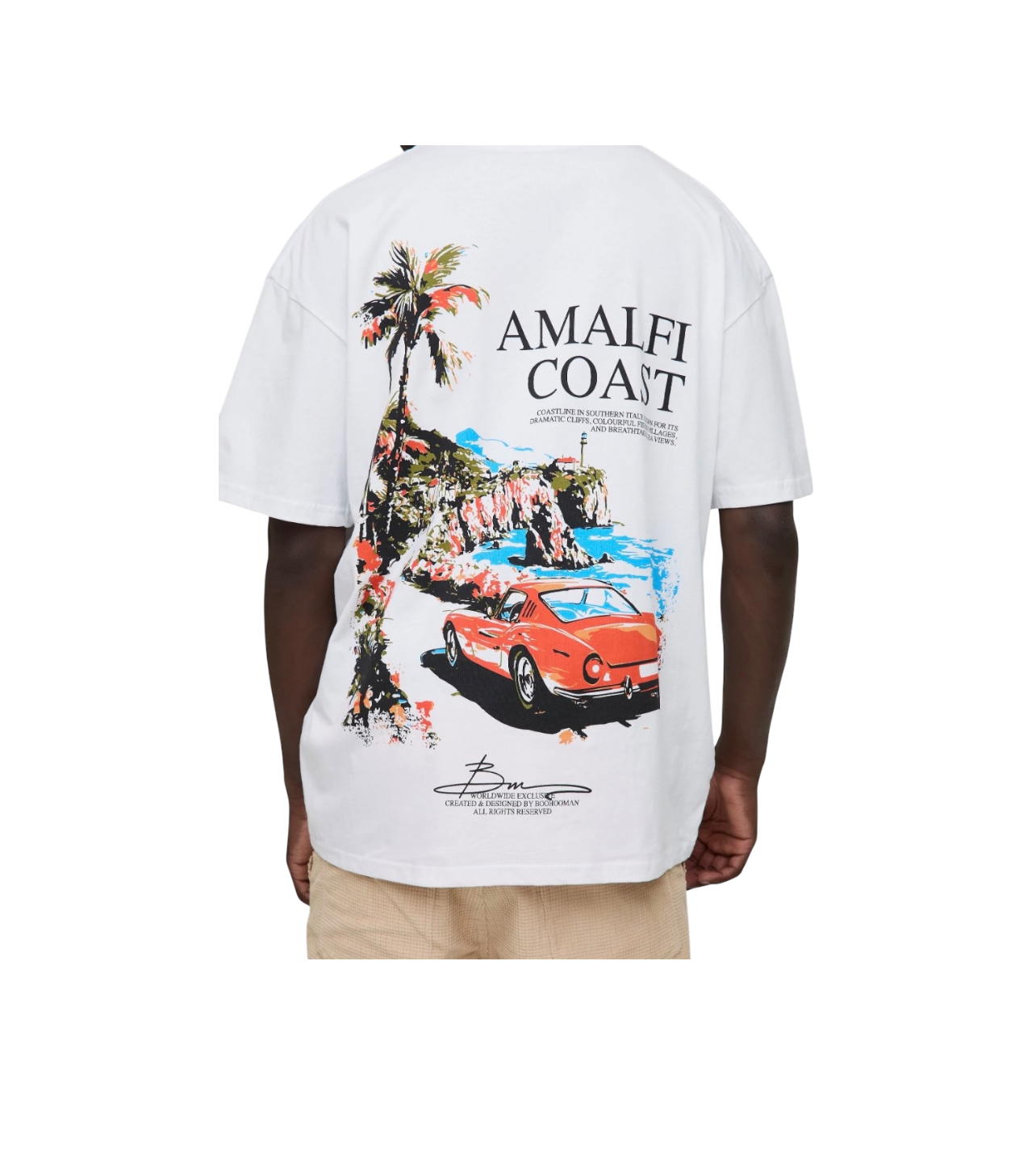 Amalfi Coast Italian Car Tee