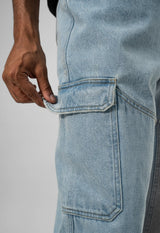 God In You “Carpenter Cargo Denim” Blue