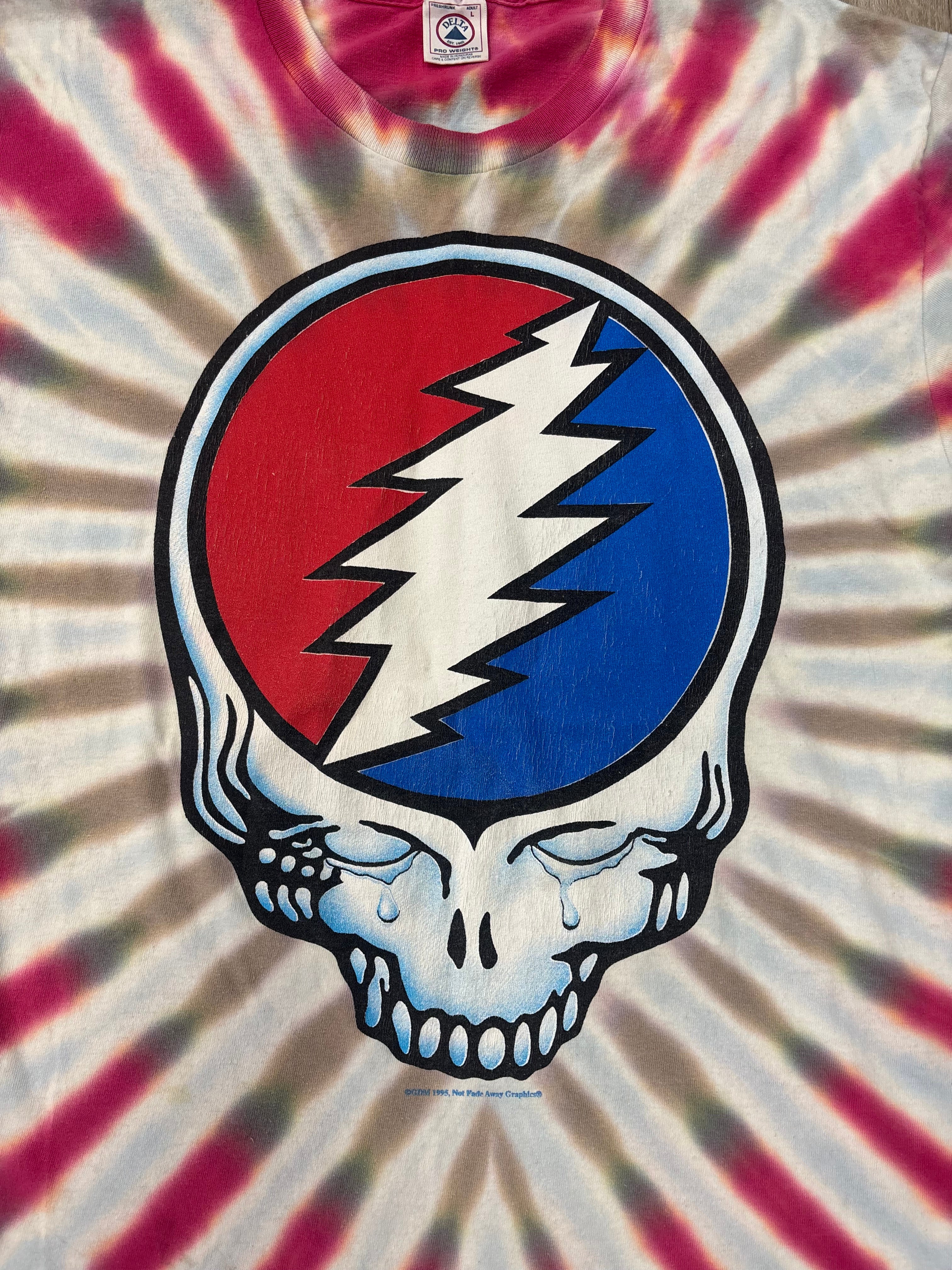 1995 Grateful Dead Fare Thee Well Tee Large (SC 7891)