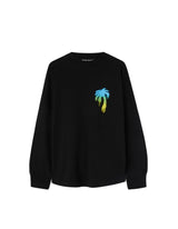 PA Longsleeve Tee Black Palm Tree