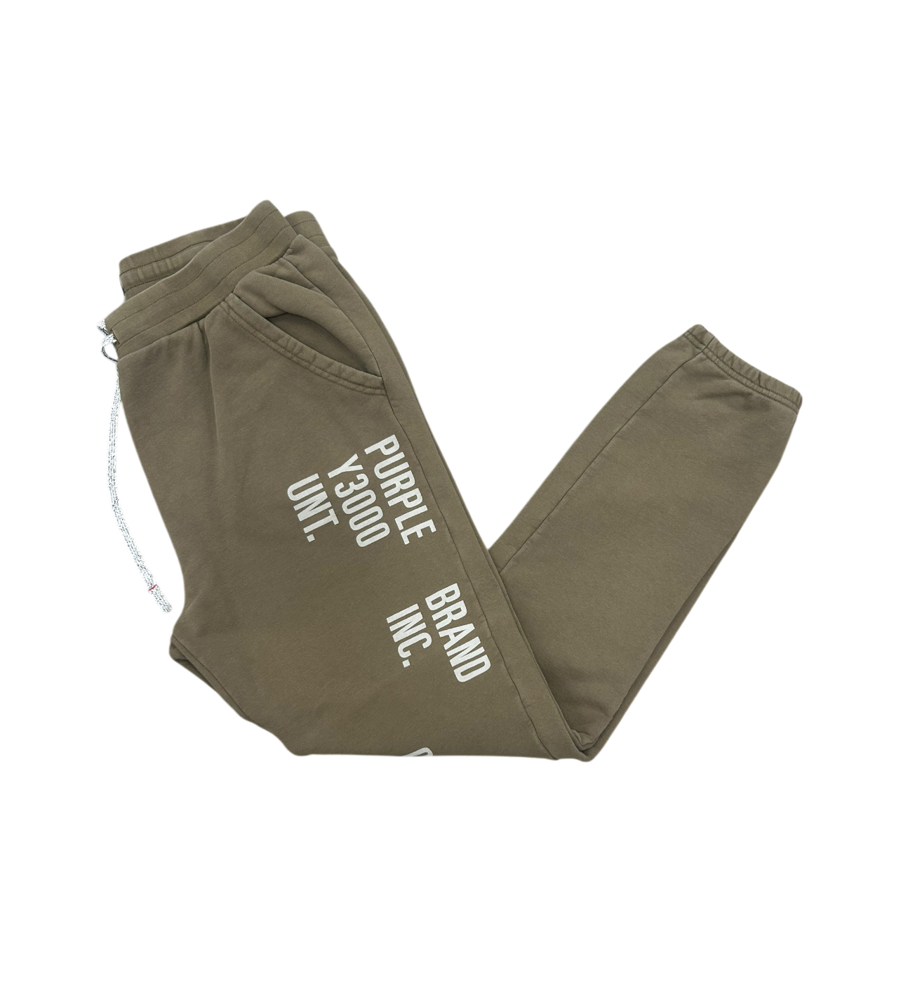 Purple Sweatpants Olive Green