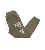 Purple Sweatpants Olive Green
