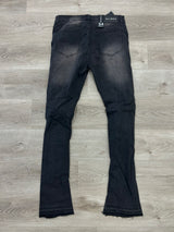 Waimea Black Wash Stacked Jeans