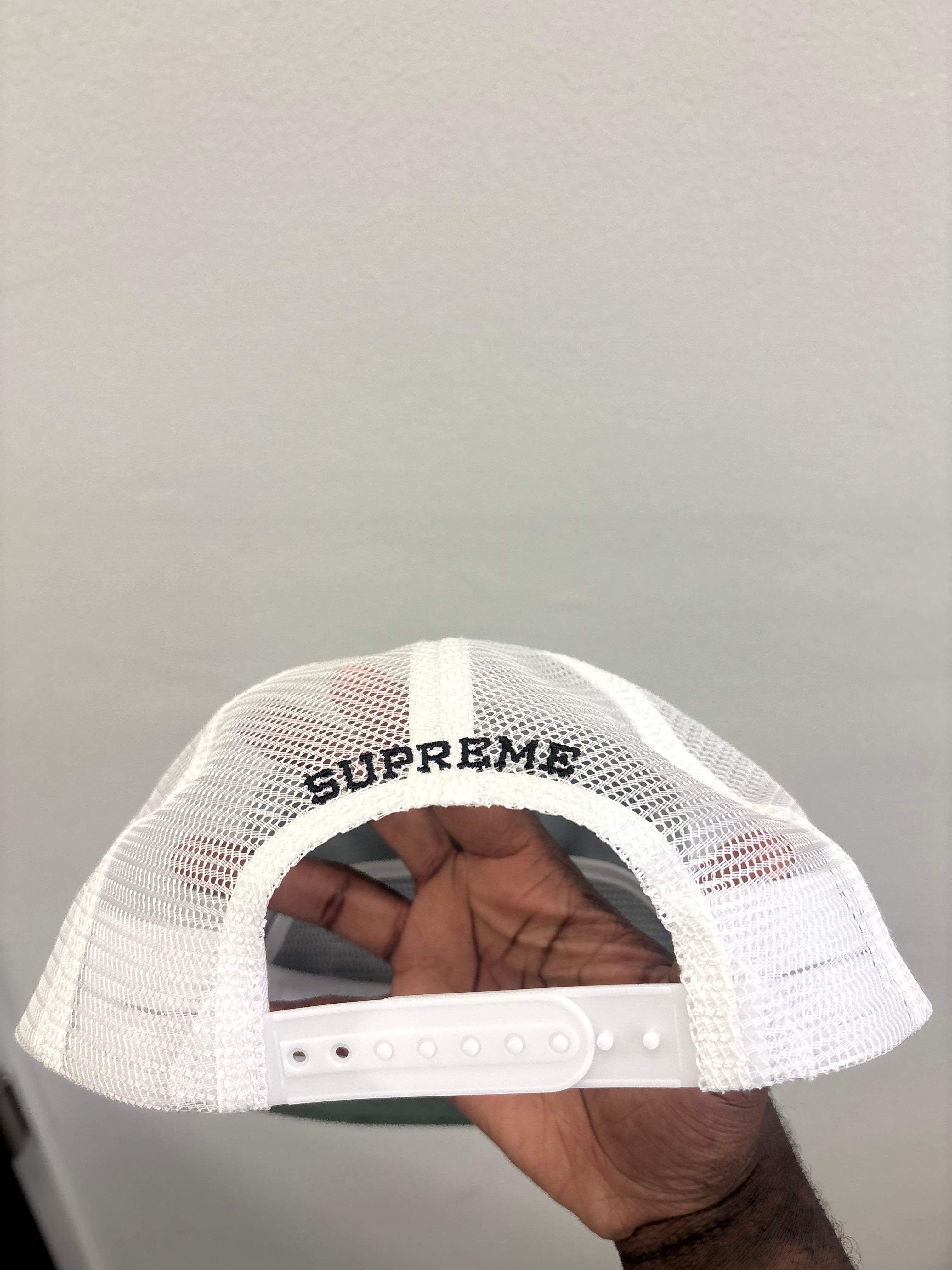 Supreme Terry Mesh Back 5 Panel Green Hat