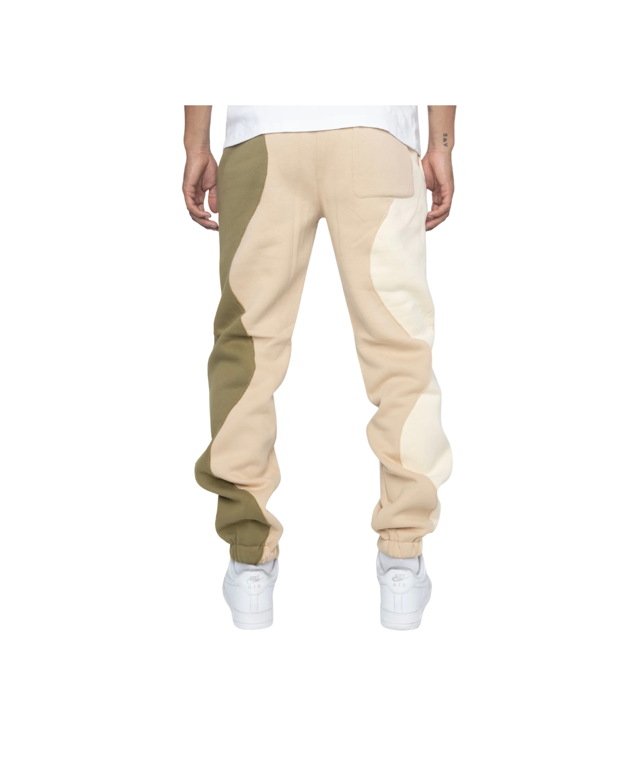 EPTM Split Sweatpants Green/Tan