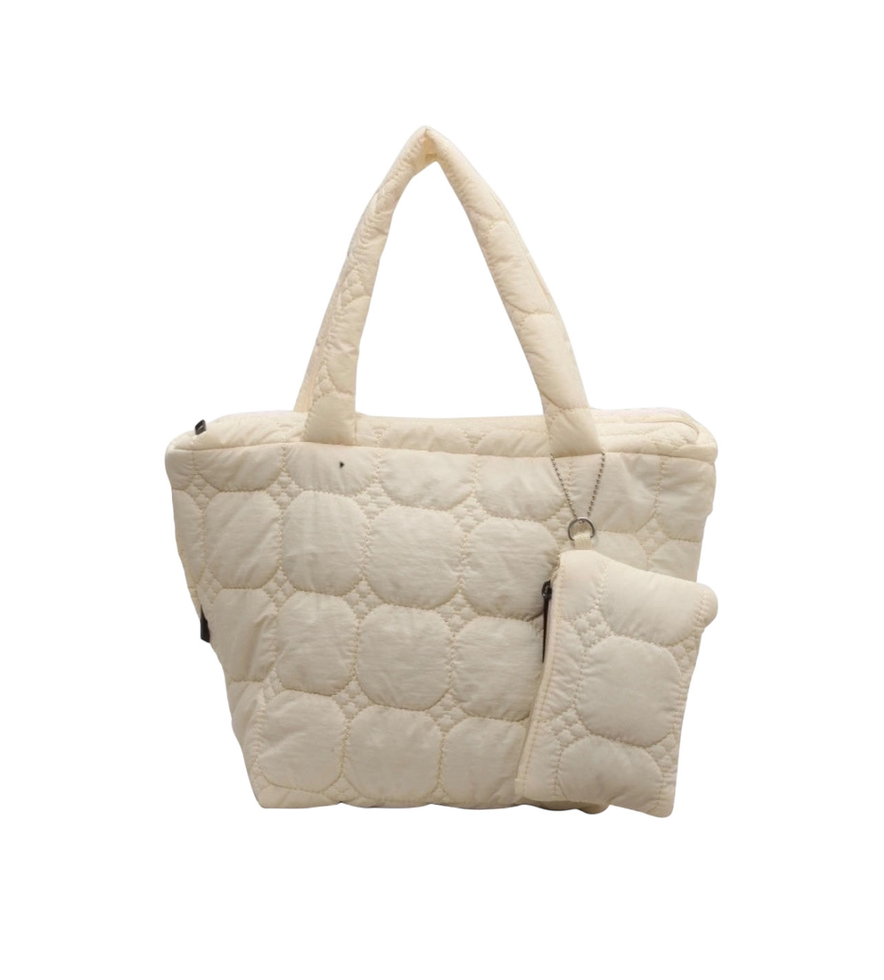 Aspen Cream Bag With Zip Pouch