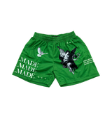 Angle Made Green Shorts