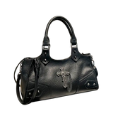Y2K Gothic Cross Bag Black