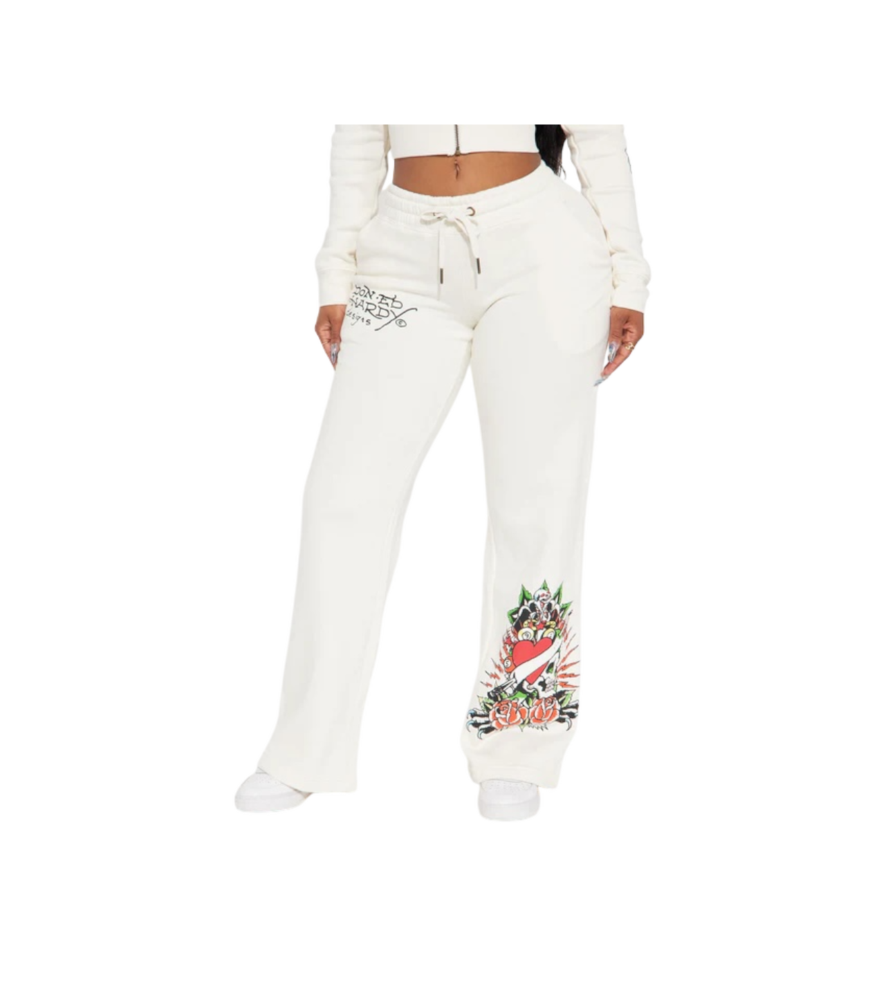Ed Hardy Dragon Pants Cream