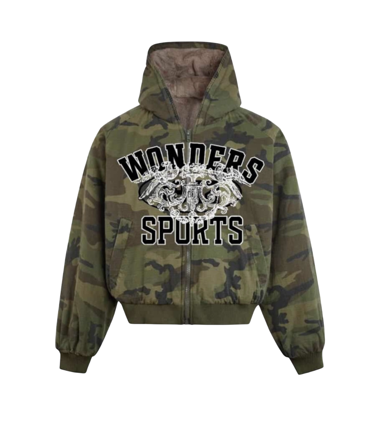 Free Wonders Camo Zip