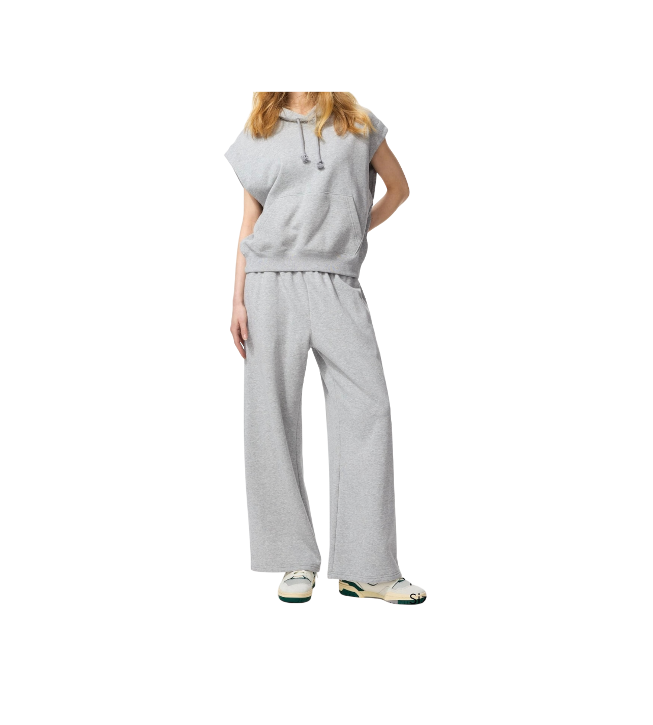 UNI Wide Leg Sweatpants Grey