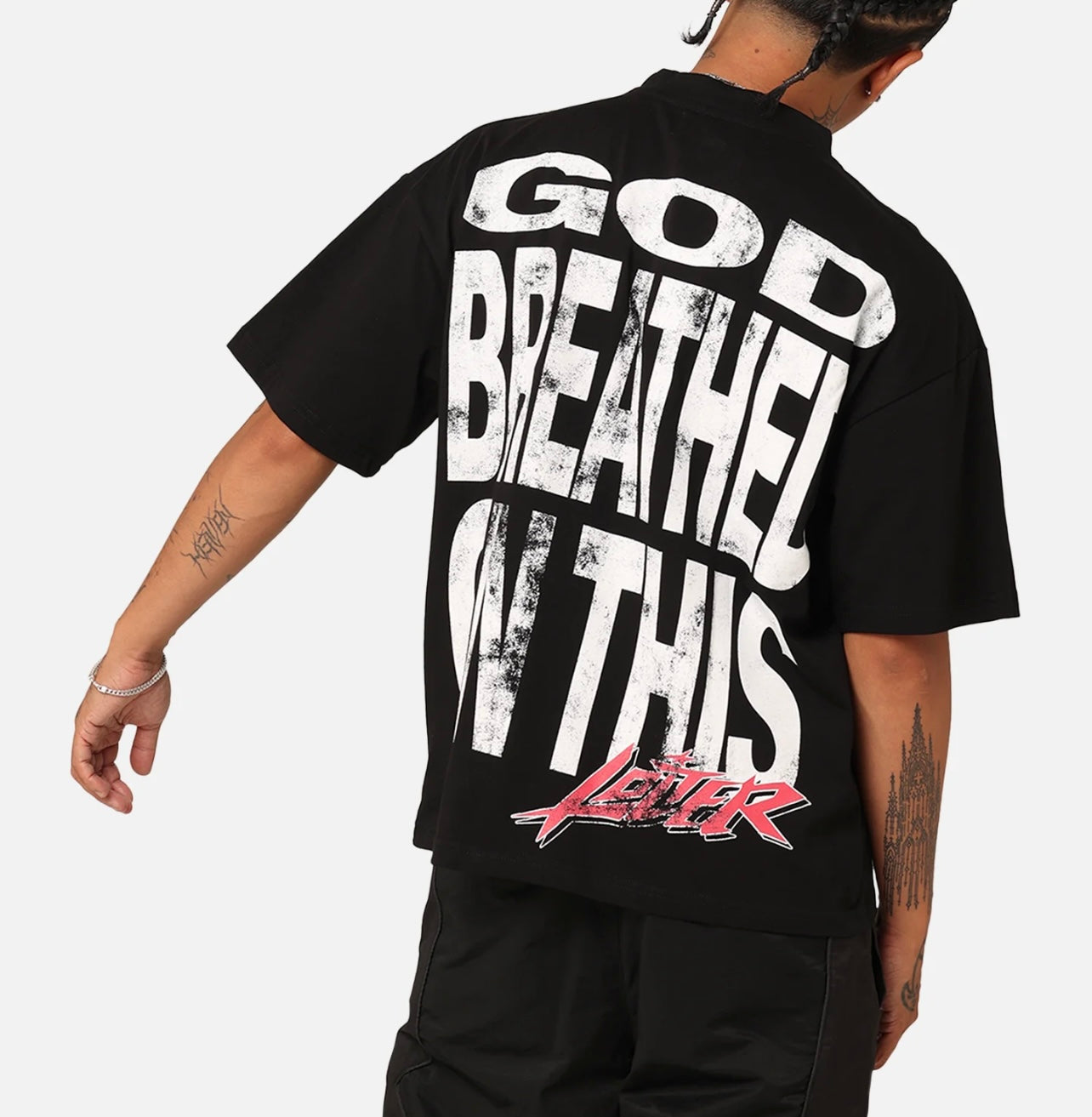 Loiter Dove Tee Black