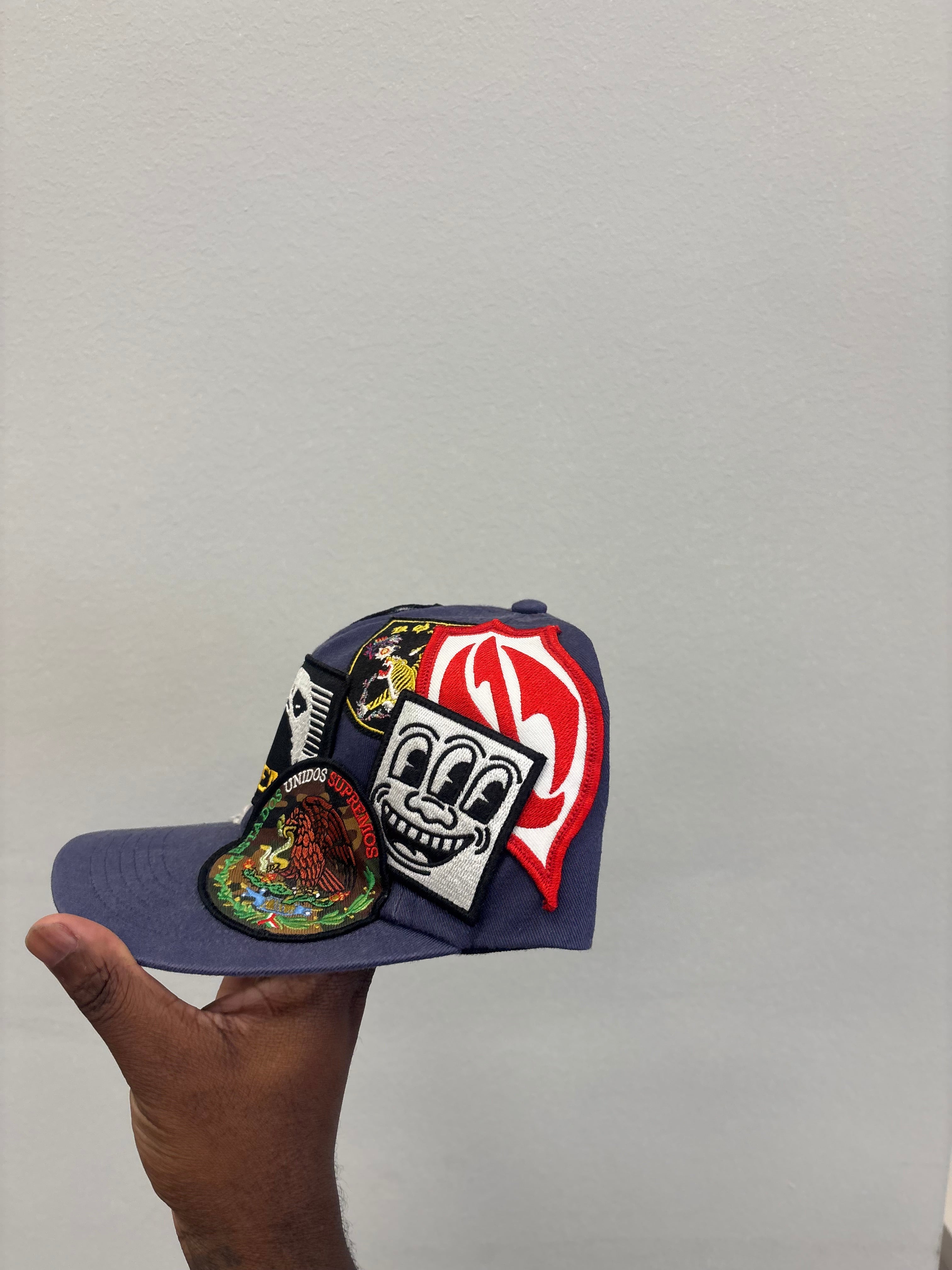 Supreme Patches- 6 Panel Navy SS25