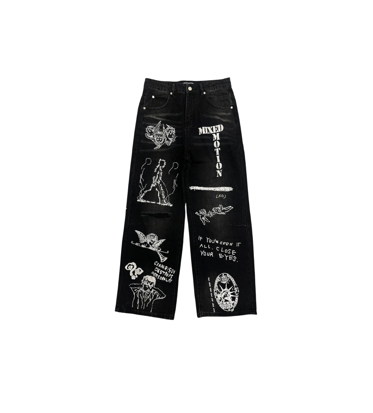 Mixed Emotions “Canvas” Denim Black