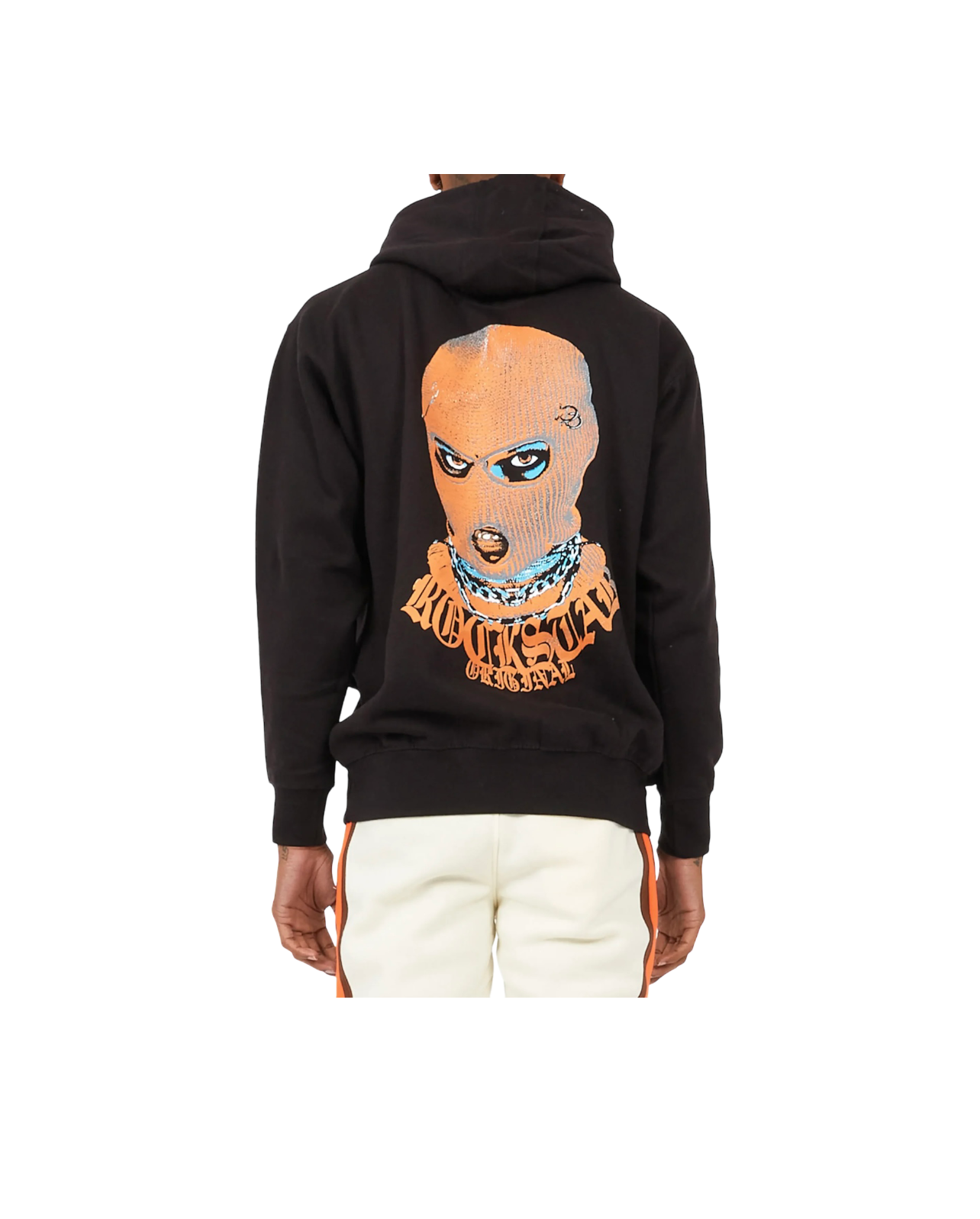 Rockstar Orange/Black Girl Ski Hoodie