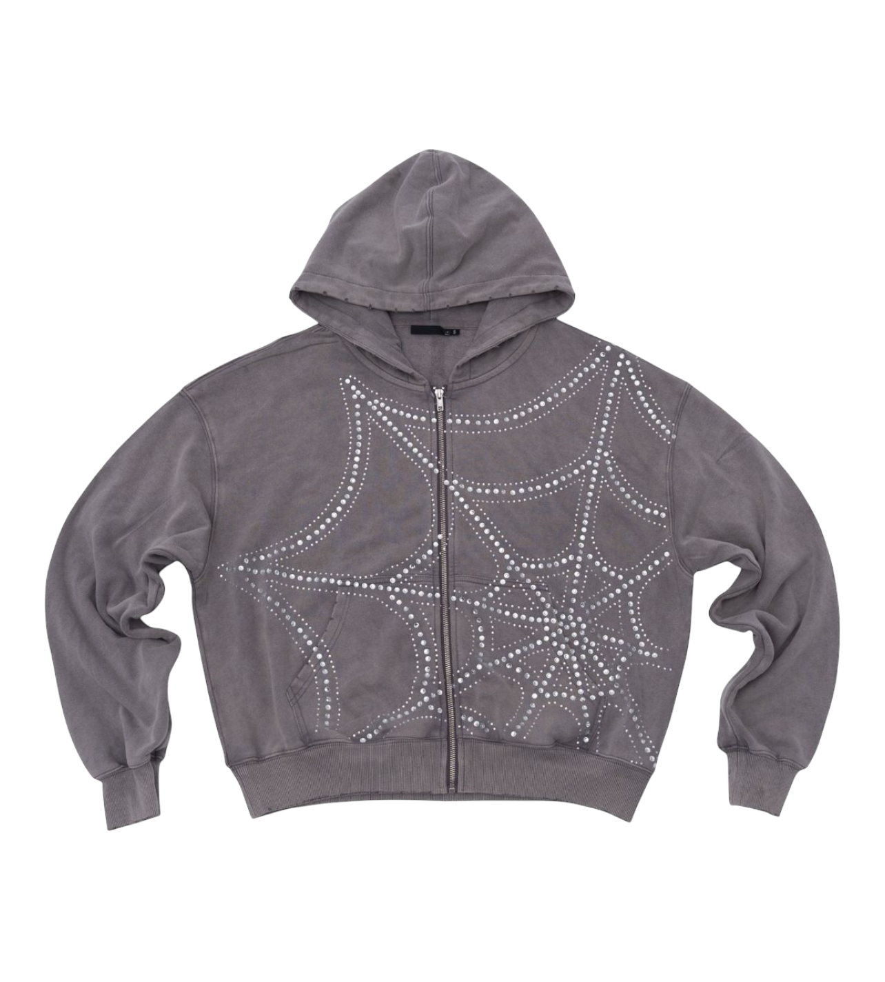 Syndicate “Web” Zip Up Grey