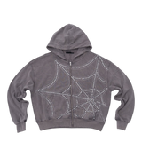 Syndicate “Web” Zip Up Grey