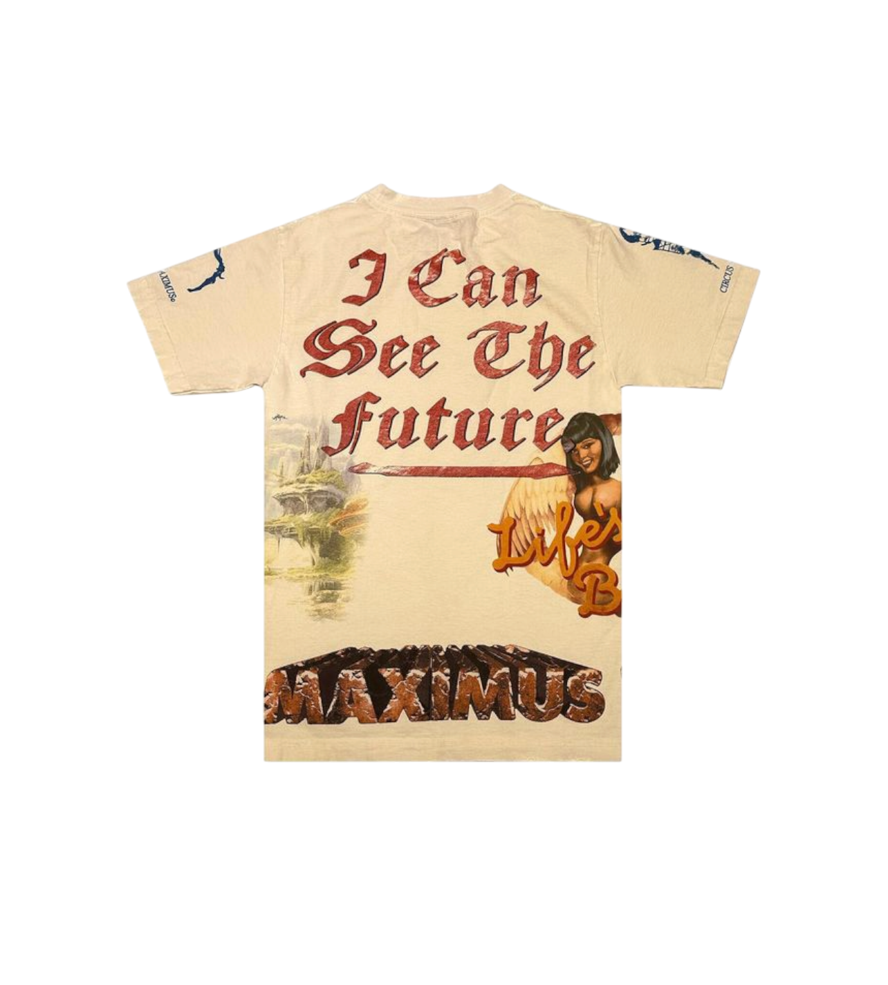 Travis Scott Utopia Tour Tee Cream