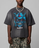 Loiter Cowboy Faded Tee Grey