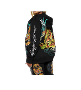 Ed Hardy Black All Over Zip Tiger