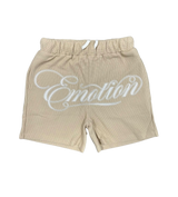 Mixed Emotions Tan Signature Shorts