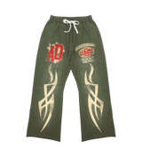 Awoken Dreams Olive Varsity Sweatpants