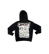 Concept “Flowers” Hoodie Black