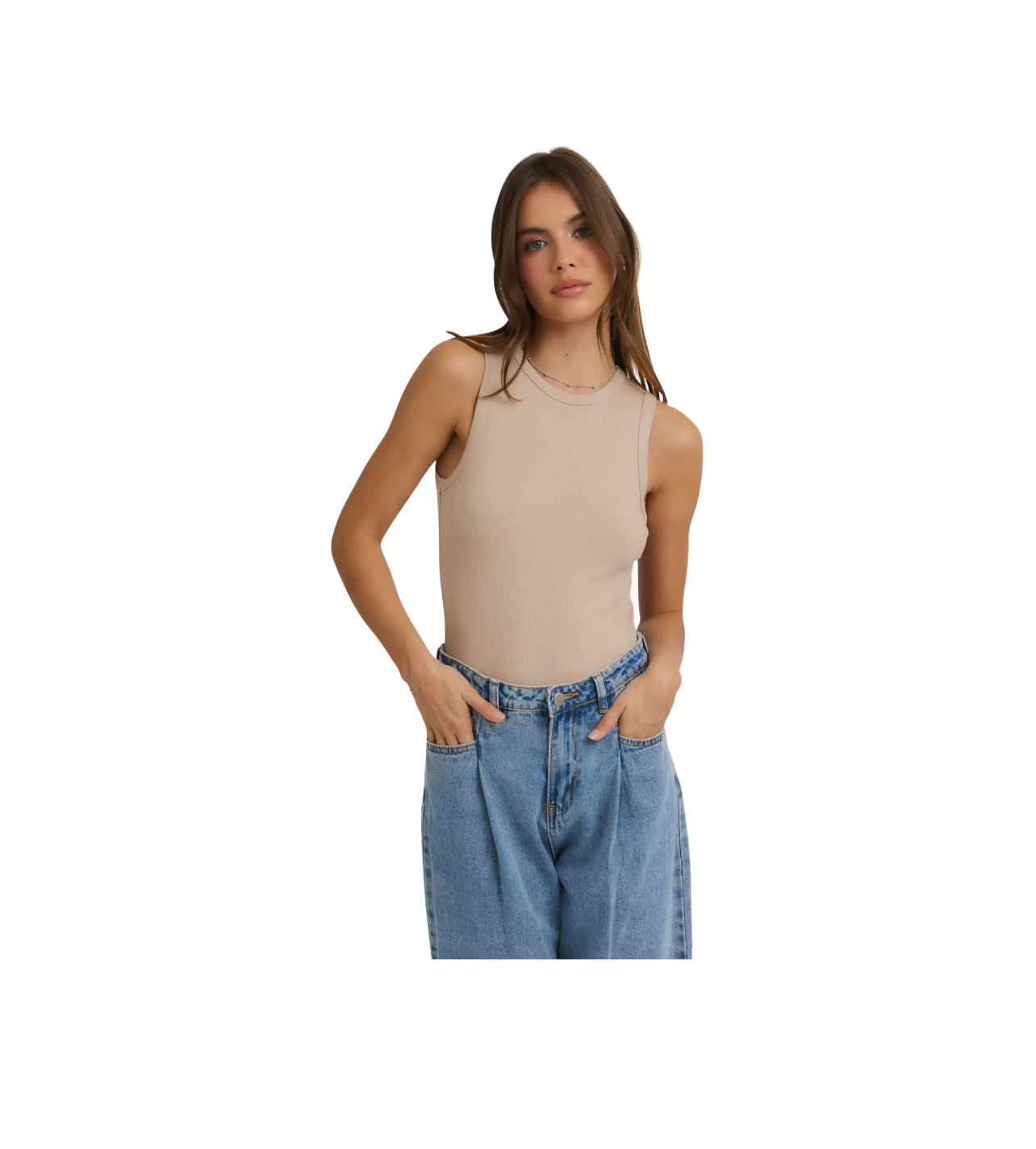 Le Lis Bodysuit Almond