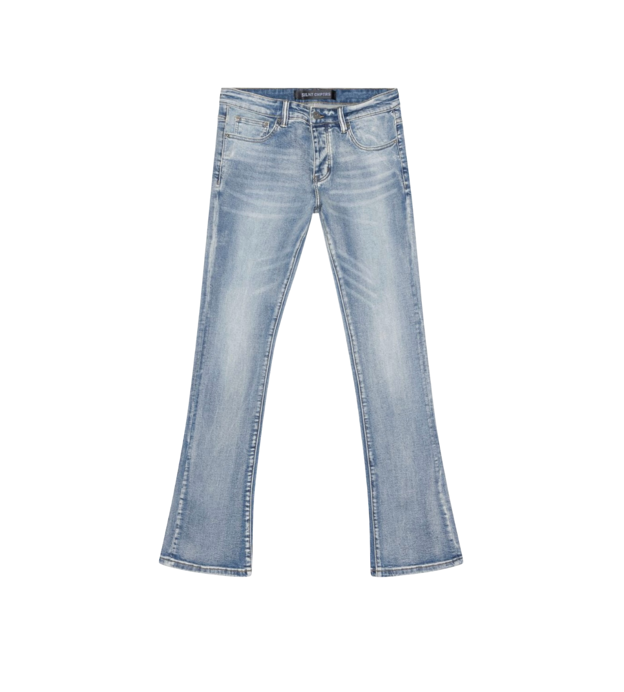 Silent Chapters Blue Wash Stacked Denim