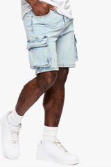 ANOM Denim Shorts Pool Blue