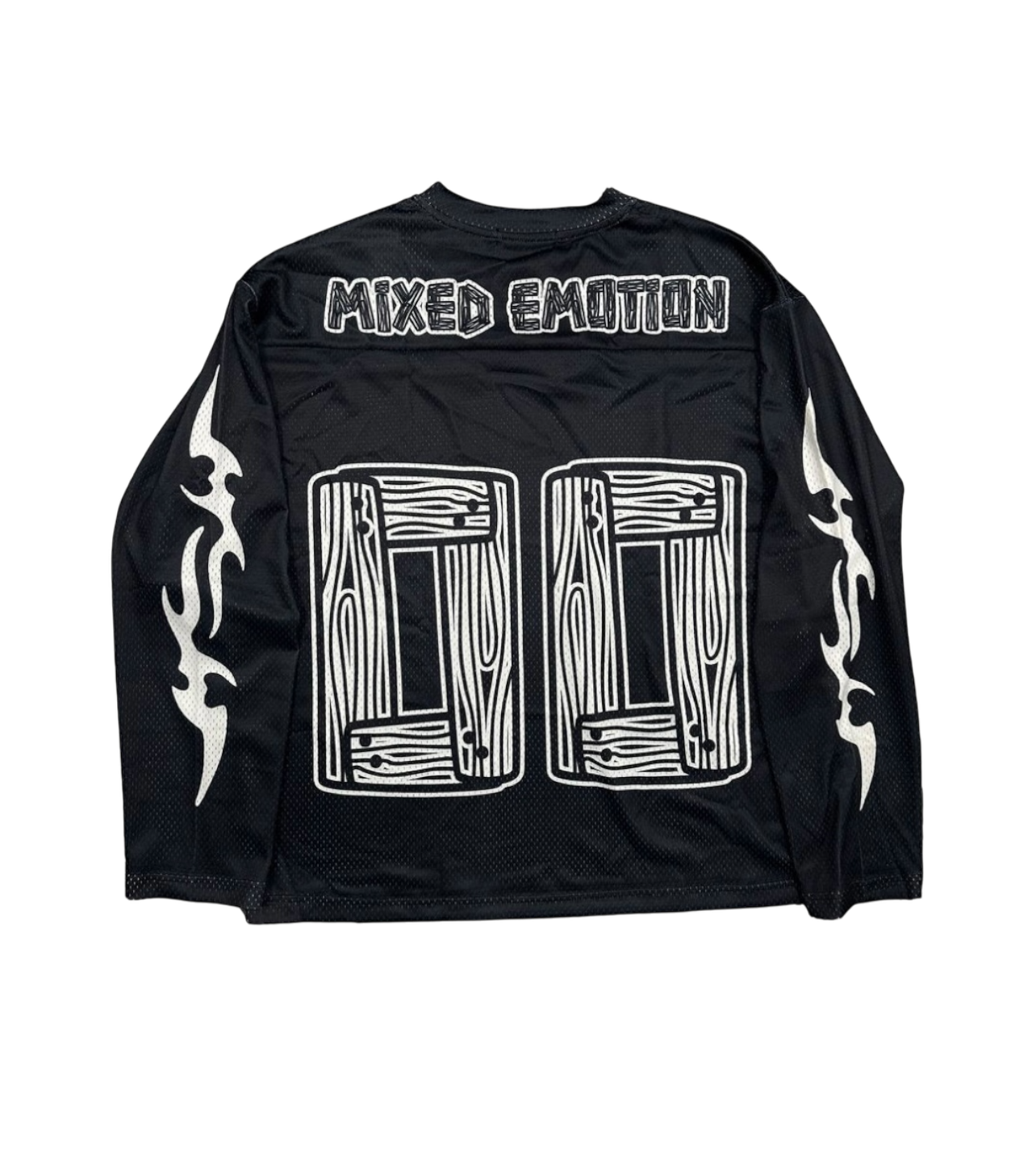 Mixed Emotions Black Mesh Jersey