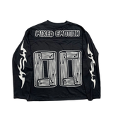 Mixed Emotions Black Mesh Jersey