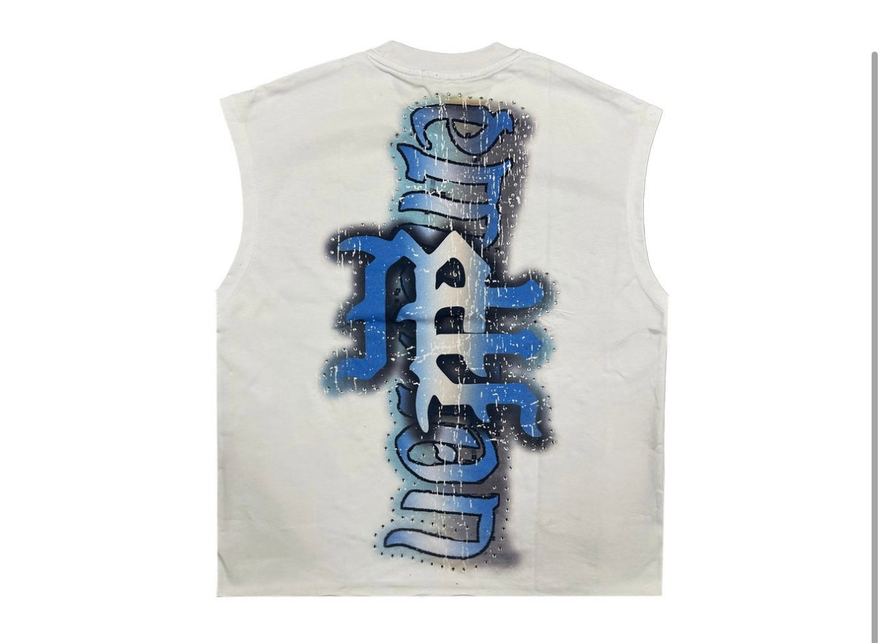 Mixed Emotion Blue Angel Cut Off