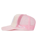 Boys Lie Pink Corduroy Trucker Hat