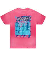Rockstar Distressed Pink G Truck Tee