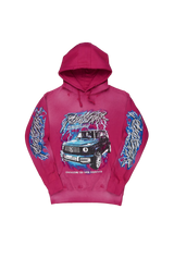 Rockstar Pink G Truck Distressed Hoodie