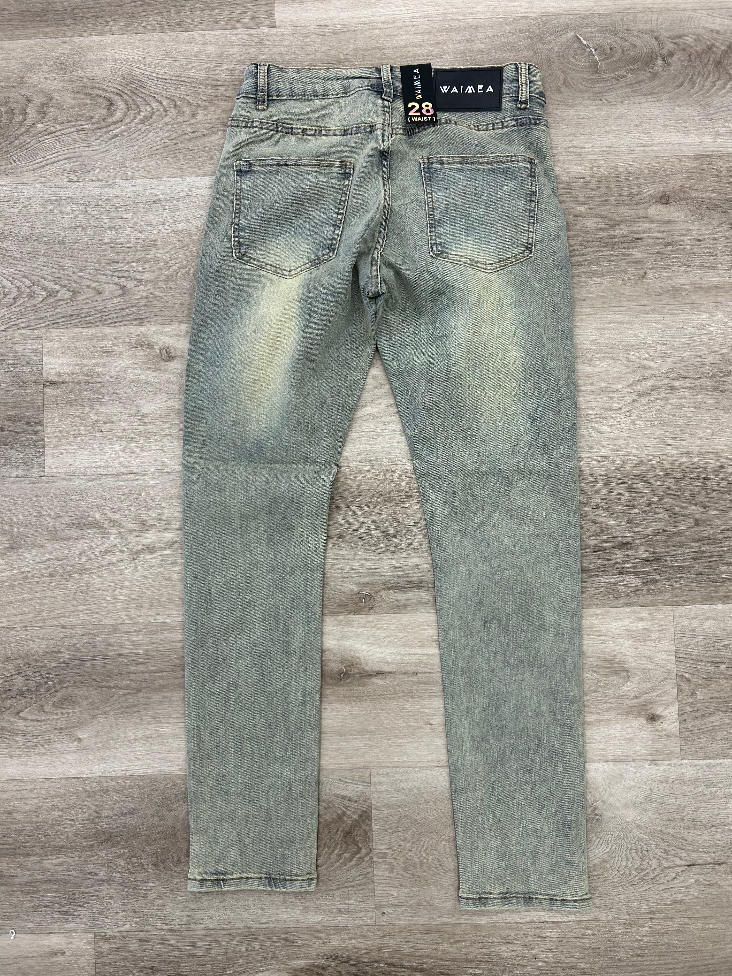 Waimea Skinny Dirty Wash VTG Jean
