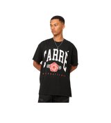Carre Rose Tee Black