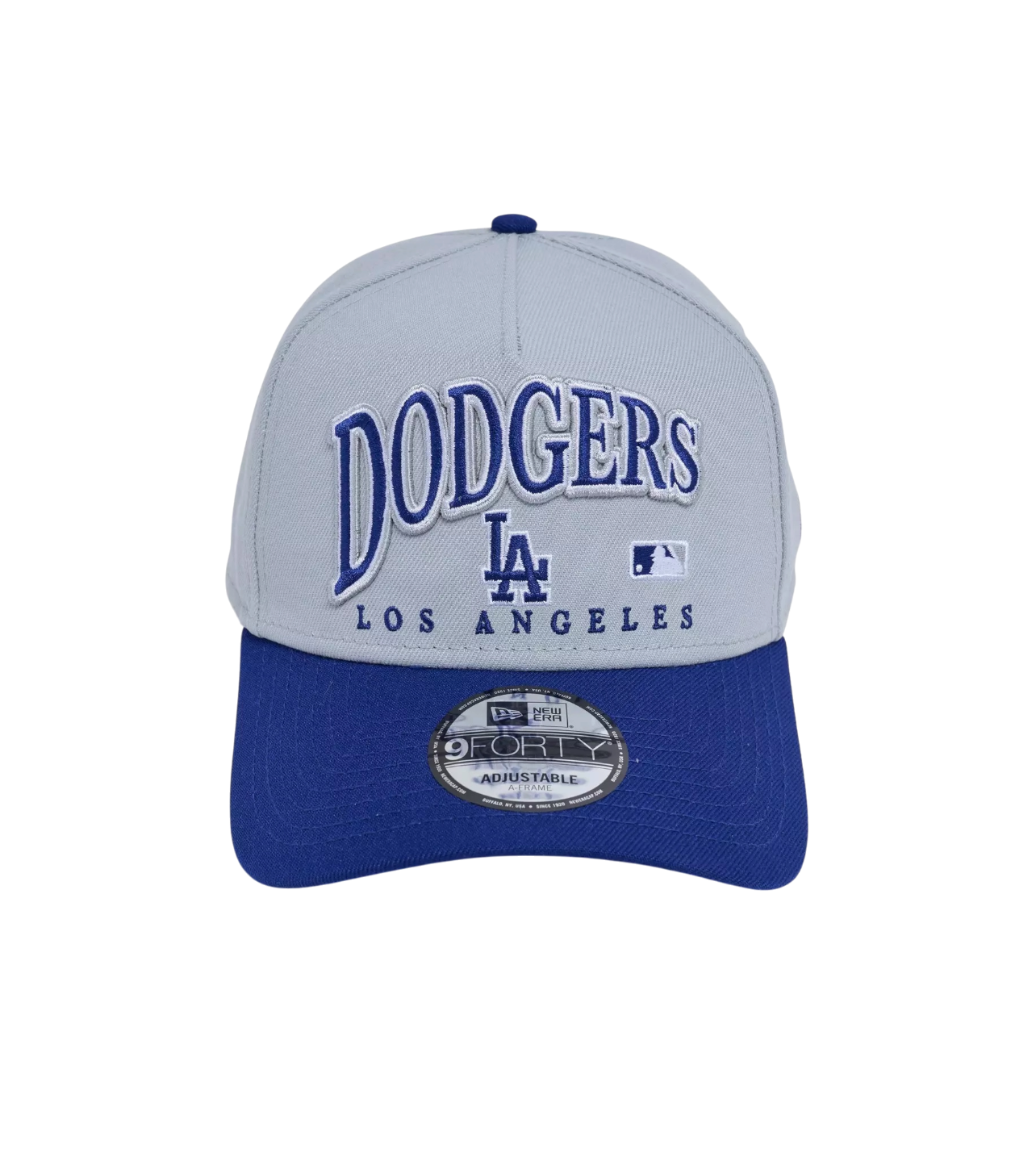 New Era Los Angeles Dodgers MLB 9FORTY Embroidery Wordmark A-Frame Snapback Hat