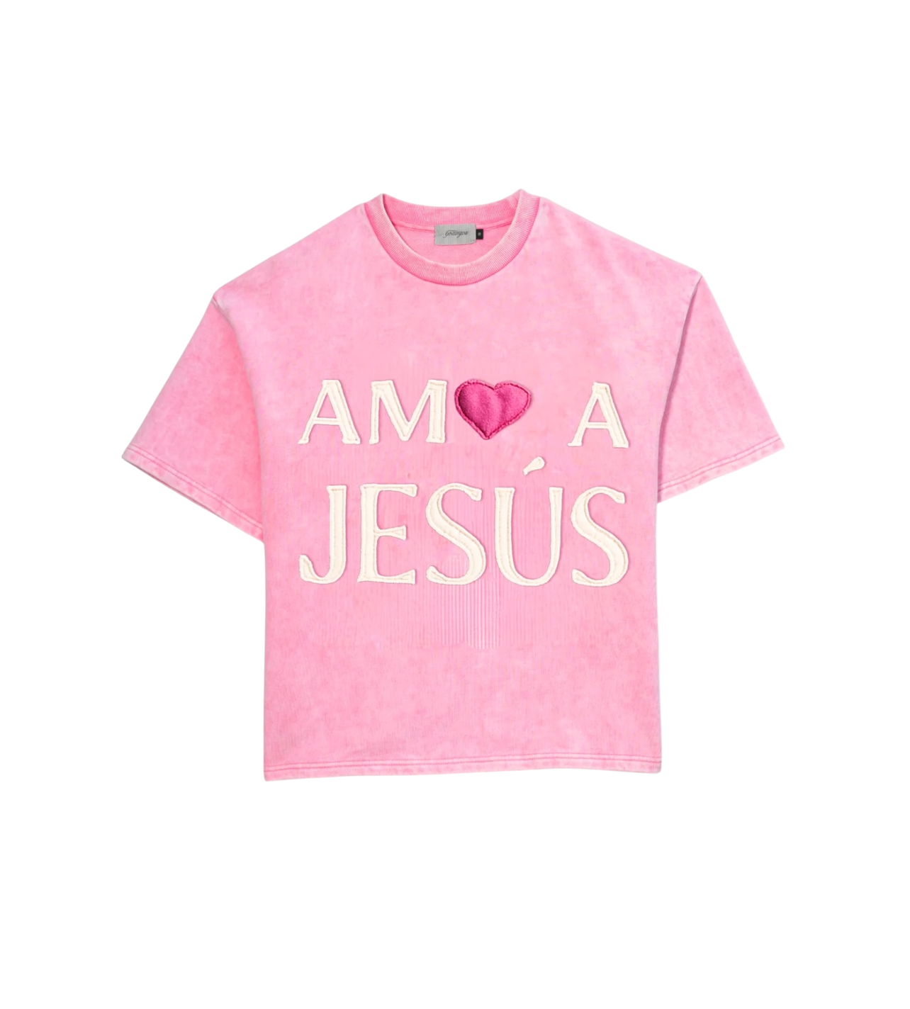 God In You “Amo A Jesus” Tee Pink