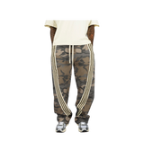 Stripe Baggy Sweatpants Camo