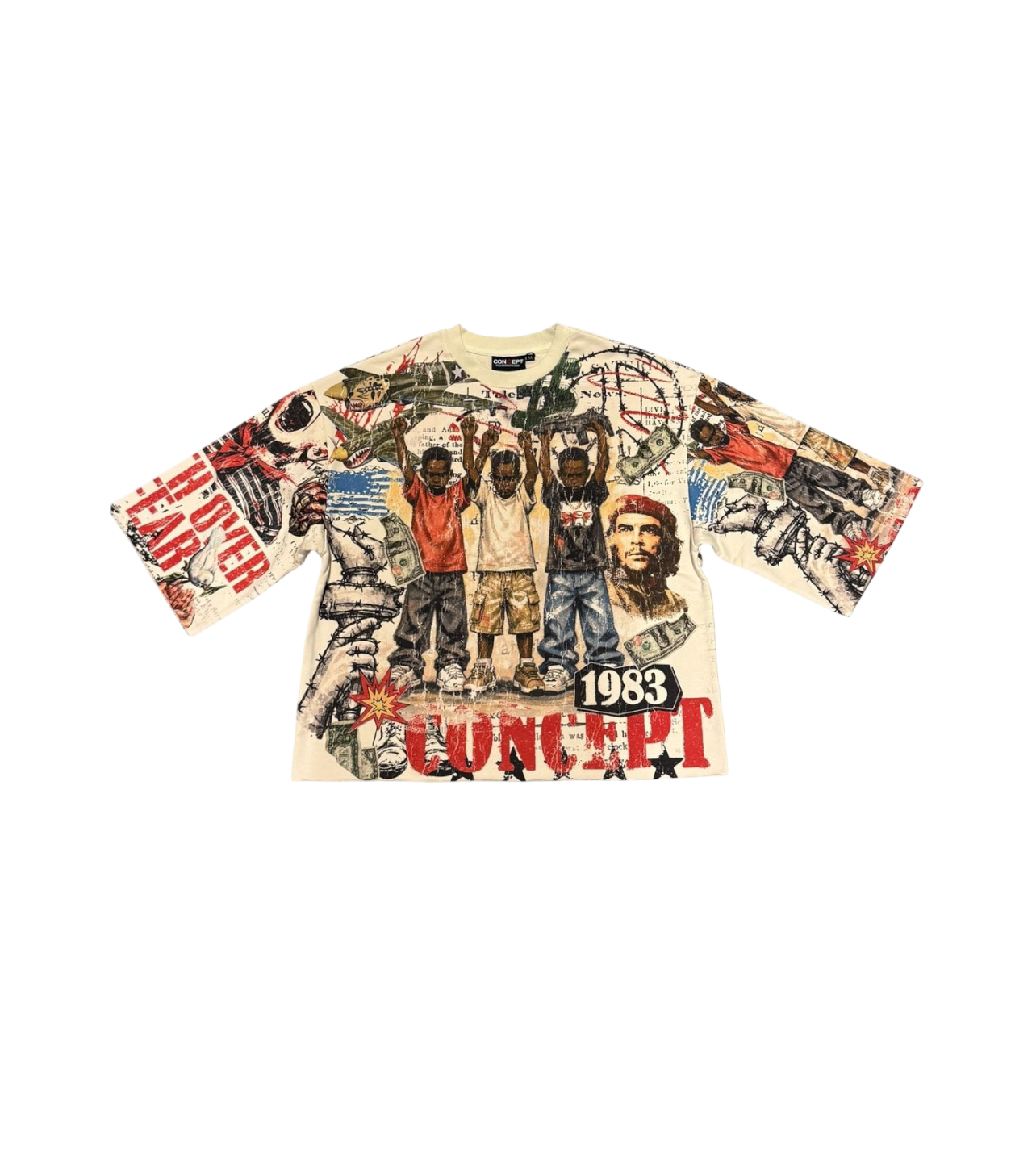 Concept “Over Fear” AOP Tee