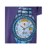 Homme Femme Presidential Bust Tee Purple