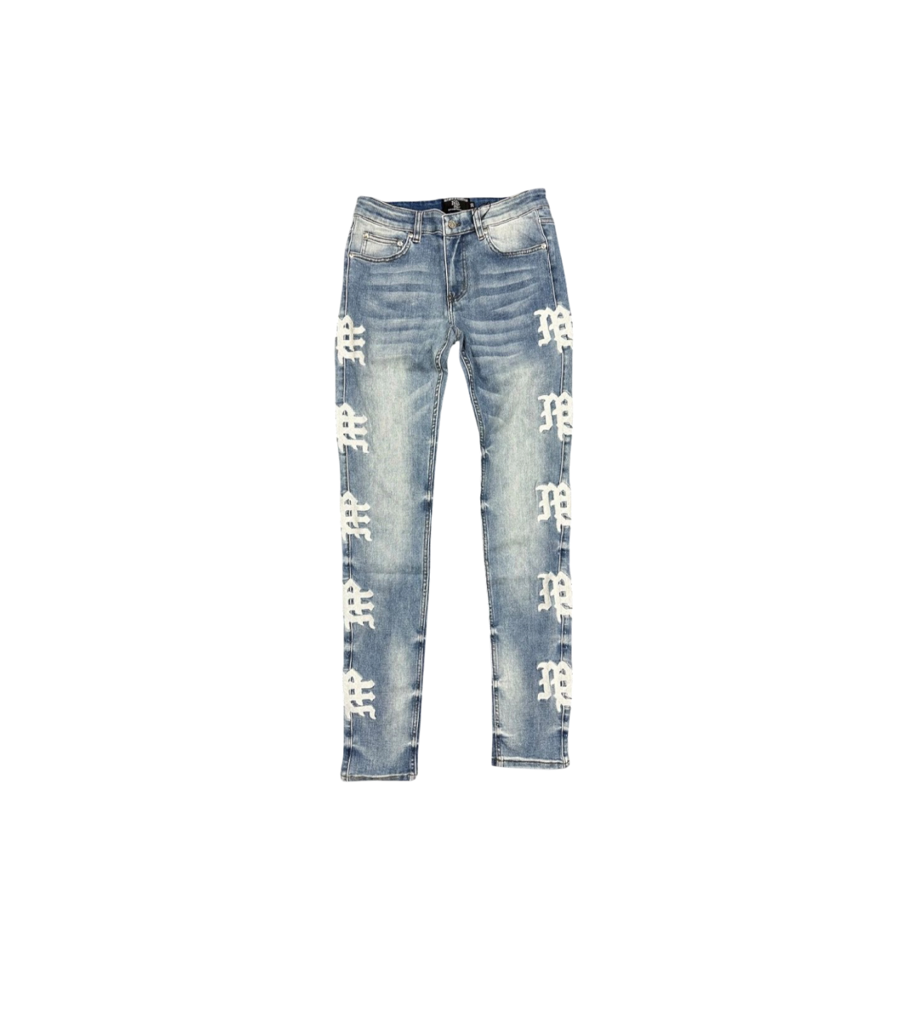 Mixed Emotions “ME” Logo Denim Blue