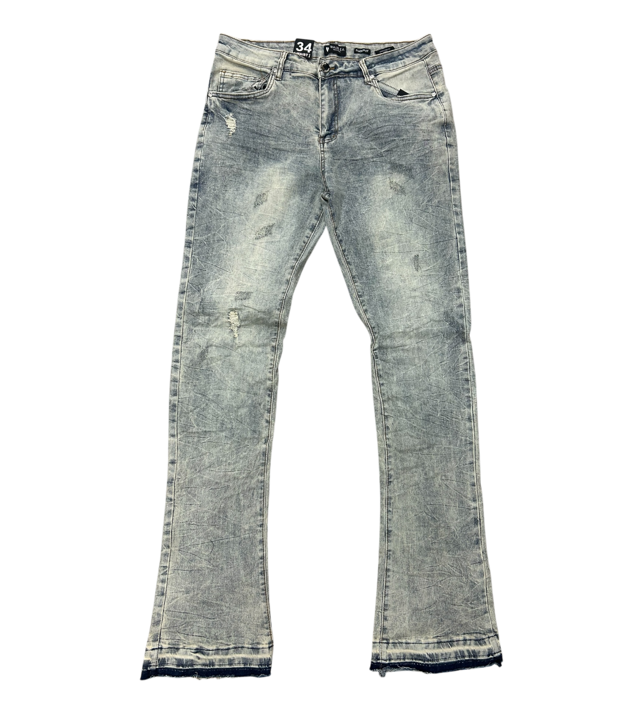 Waimea Vintage Wash Stacked Jeans