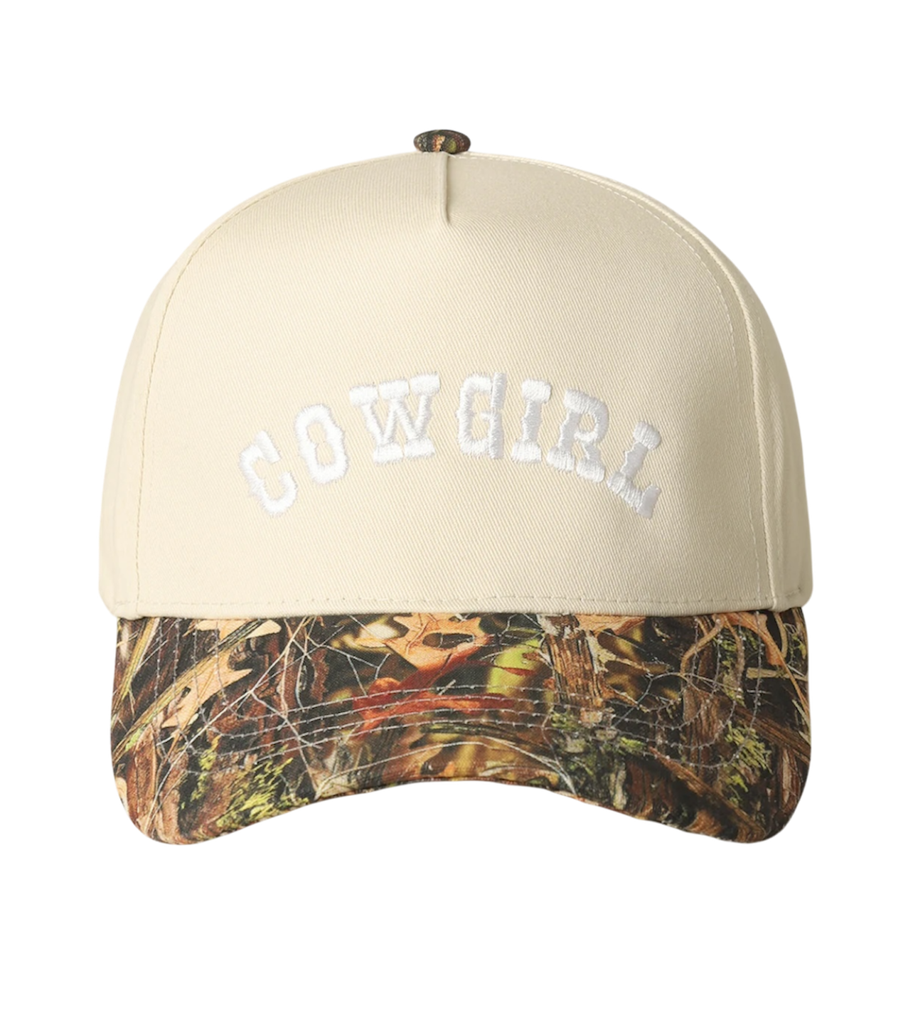 Cowgirl Camo Trucker White