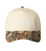 Cowgirl Camo Trucker White