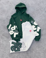Red Letters Copy Me Green Hoodie