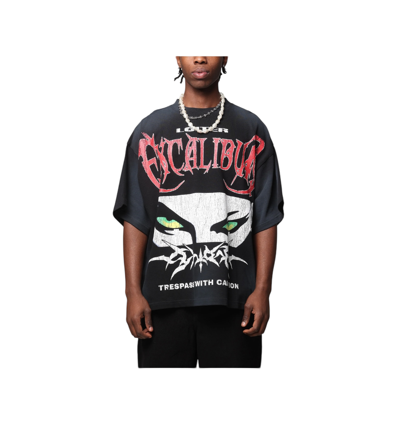 Loiter Trespass Tee Black